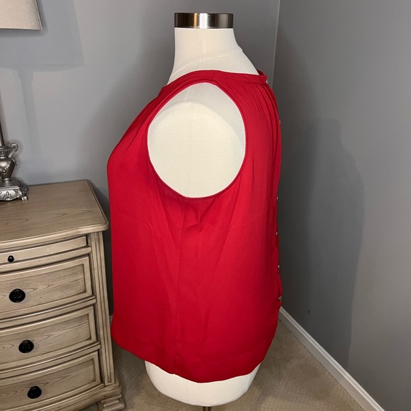 New York & Company Sleeveless Button-Back Blouse Size XL - Picture 2 of 6